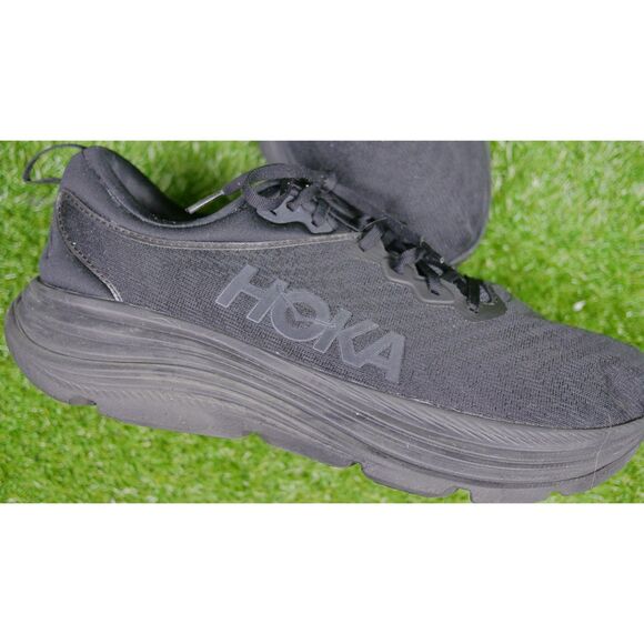 Hoka Gaviota 5 Triple Black - NO INSOLES - Men's Size 14D - Picture 4 of 6